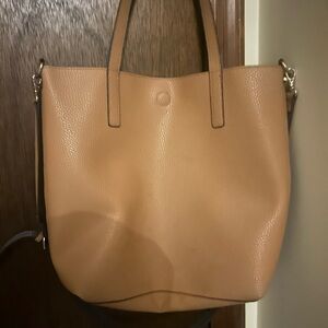 Elegant Tan Tote Bag